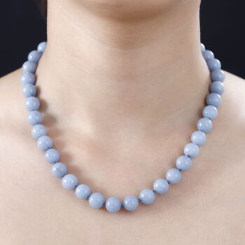 Angelite Halskette, 45 cm - 290 ct.