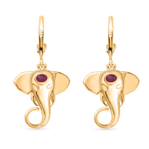 D'Joy AA Afrikanische Rubin Ohrringe - 0,57 ct. image number 5