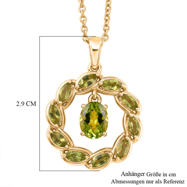 EVER TRUE AA Peridot Schmuckset ca. 50 cm ca. 2.78 ct image number 6