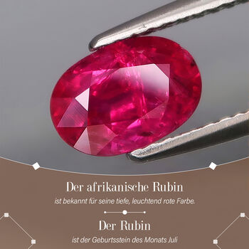 AA Afrikanischer Rubin-Armreif -19 cm  - 6,29 ct.