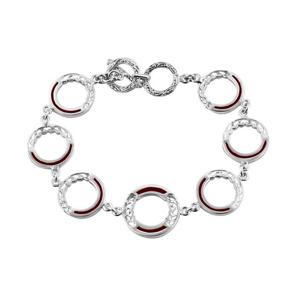 Koralle Armband ca. 19 cm 925 Silber ca. 8.00 ct image number 3