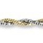 925 Silber vergoldet und platiniert Armband ca. 18 cm ca. 2,10g