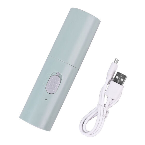 Tragbarer und wiederaufladbarer Mini-Ventilator mit Powerbank, Grau image number 5