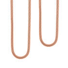 Verstellbare Coryanakette, ca. 60 cm, 925 Silber rosévergoldet image number 0