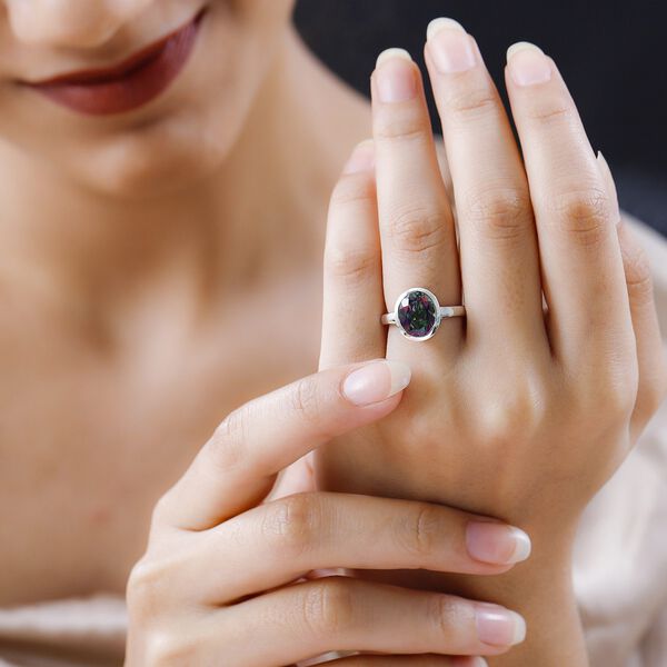 Nordlicht mystischer Topas-Ring - 3,94 ct. image number 3