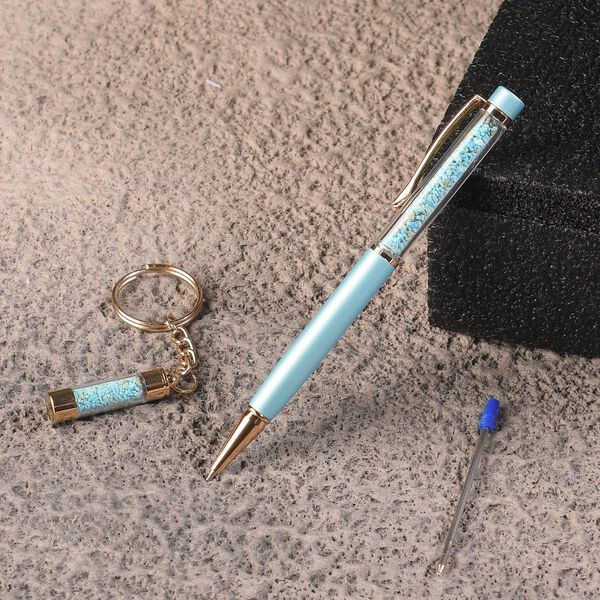 Premium Kollektion: Sleeping Beauty Kugelschreiber mit extra Mine und Schlüsselanhänger image number 2