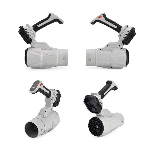 Akkubetriebener 21V Gebl&auml;ser mit LCD-Display, 5-stufige Leistungseinstellung, inklusive Ladeger&auml;t, Grau-Schwarz image number 6