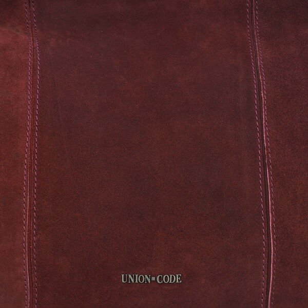 Hobo Tasche aus 100% echtem Leder, Größe 40,6x12,7x33 cm, Weinrot image number 8