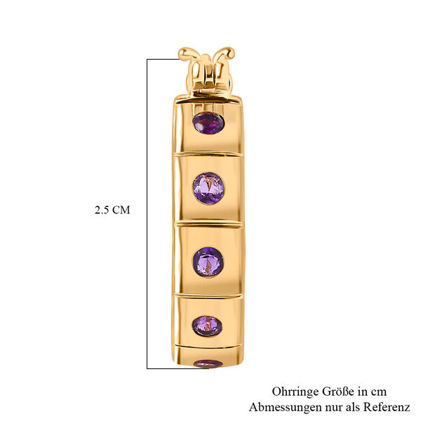 Afrikanische Amethyst-Ohrringe - 0,69 ct. image number 6