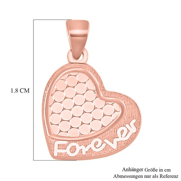 Herz-Anh&auml;nger, 925 Silber ros&eacute;vergoldet image number 4