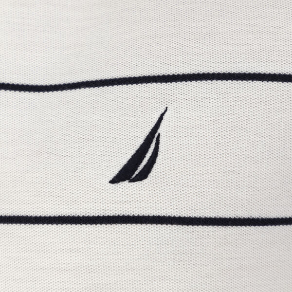 NAUTICA: Poloshirt mit aufgesticktem Logo, Weiß image number 3