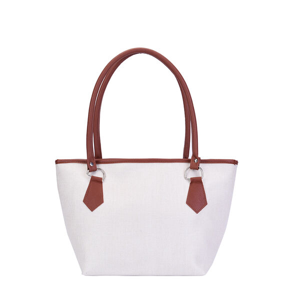 Handtasche f&uuml;r Damen, Blau und Wei&szlig; image number 3