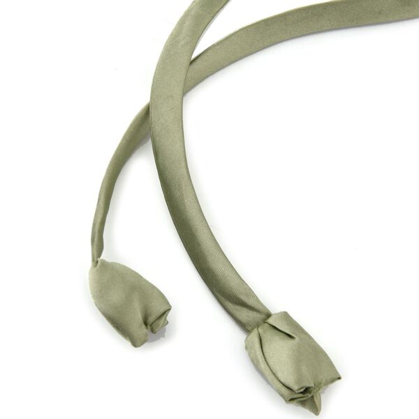 Schmuckorganizer aus Satin mit Stickerei und 5 Premium-Poliertüchern, 20x9cm, Olive image number 9