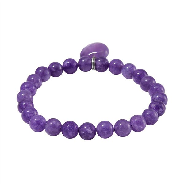 3er-Set- Lila Quarzit und wei&szlig;e Kristall Quarz-Armb&auml;nder - 231 ct. image number 6