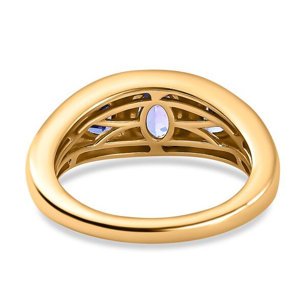 AA Tansanit Ring - 0,66 ct. image number 6