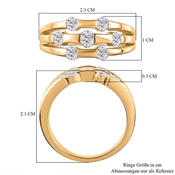 Moissanit Ring - 0,79 ct. image number 7