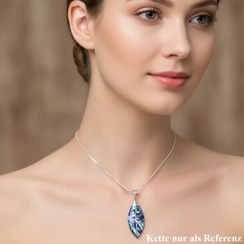 Abalone Muschel Anh&auml;nger 925 Silber ca.