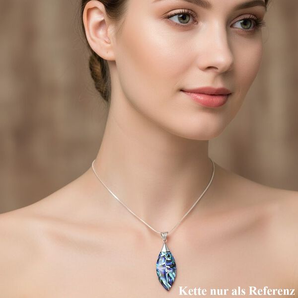 Abalone Muschel Anhänger 925 Silber ca. image number 2