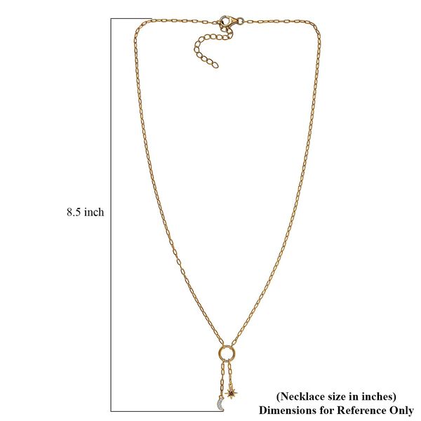 LUXURIANT DIAMOND - Lab Grown Roter Diamant SI, Lab Grown Diamant Halskette ca. 45 cm 925 Silber 750 Gelbgold vermeil ca. 0,11 ct. image number 5
