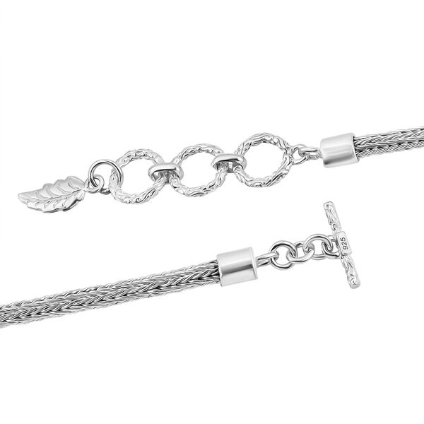 Royal Bali Kollektion - Tulang Naga Armband in 925 Silber, 20cm image number 5