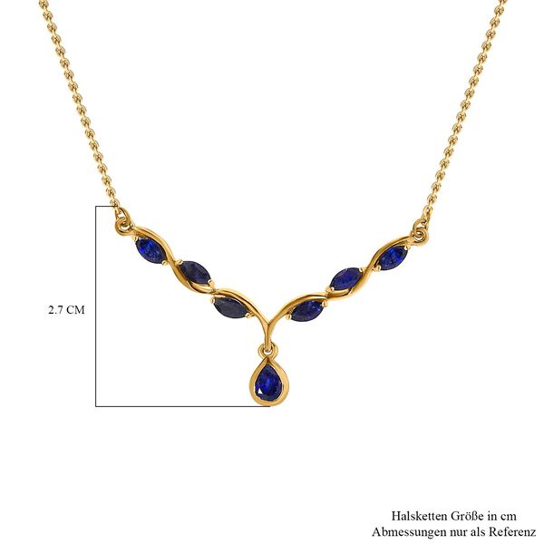 Blue Elegance Masoala Saphir Halskette image number 6