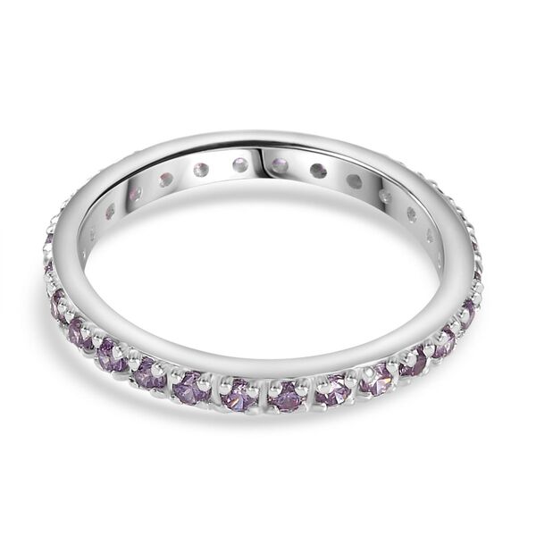 LUSTRO STELLA - Amethyst Zirkonia Ring 925 Silber image number 6