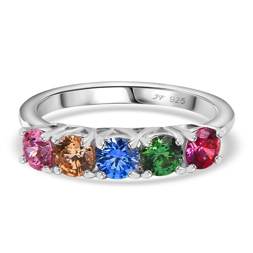 J Francis gefertigt mit SWAROVSKI- Mehrfarbiger Swarovski Zirkonia Ring image number 0