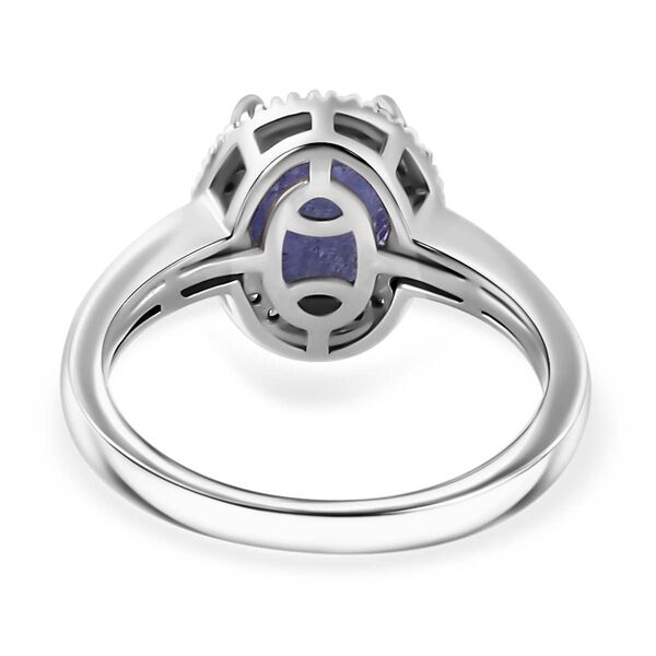 AA Tansanit und weißer Diamant Ring, ca. 2,62 ct. image number 6