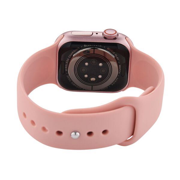 Smartwatch HW mini 2 1,75 Zoll Rosé, Set mit 7 Wechselarmbändern inklusive kristallbesetztem Armband, IP67, Bluetooth 5.2, kabelloses Laden

, Rosa image number 6