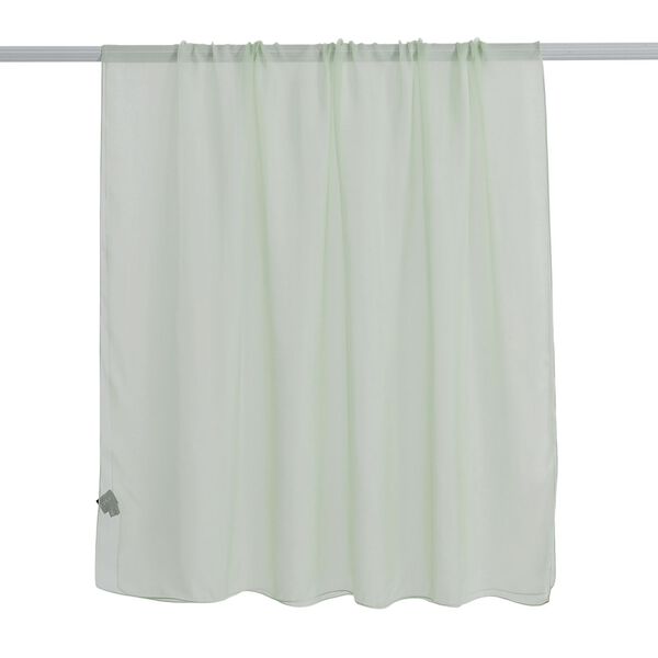 LA MAREY 2er-Set 110x180cm Seidenschal aus 100% Maulbeerseide mit Ohrringen, Hellgrün & blau image number 7