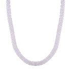 Simulierter Mystischer Weißer Kristall Halskette ca. 50 cm + 5 cm Extender Standard