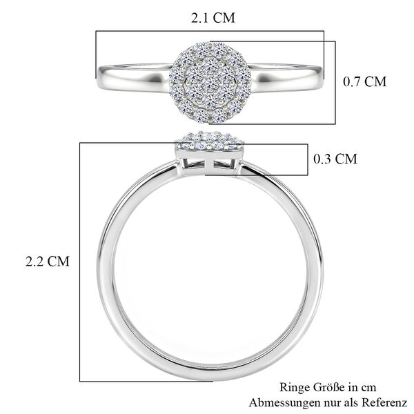 LUXURIANT SI-GH Labor Diamant Ring - 0,15 ct. image number 6