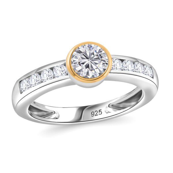 Zweifarbiges Moissanit Schmuckset - 1,76 ct. image number 4