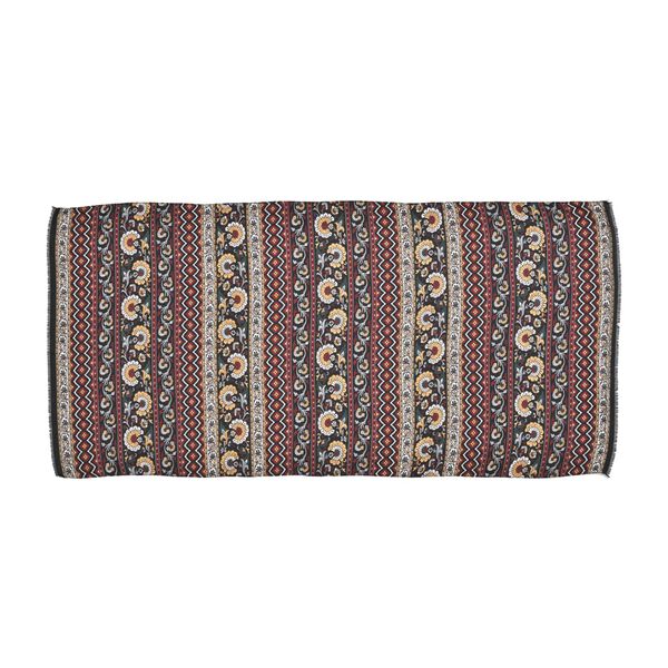 Wolkenweicher Schal mit G&auml;nsebl&uuml;mchen-Druck, Schwarz image number 2