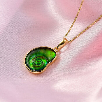 D'Joy Ammolit Anh&auml;nger mit 50cm Kette - 4,50 ct.