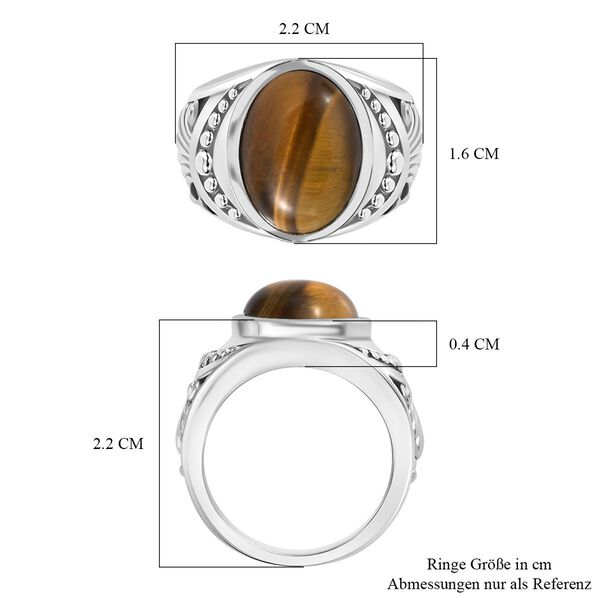 Tigerauge Ring - 6,19 ct. image number 7