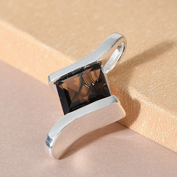 Rauchquarz-Anhänger, 925 Silber ca. 2.15 ct image number 3