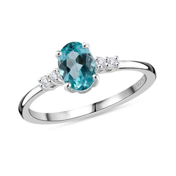 AA Lagunen Apatit und Zirkon Schmuckset - 3,50 ct.