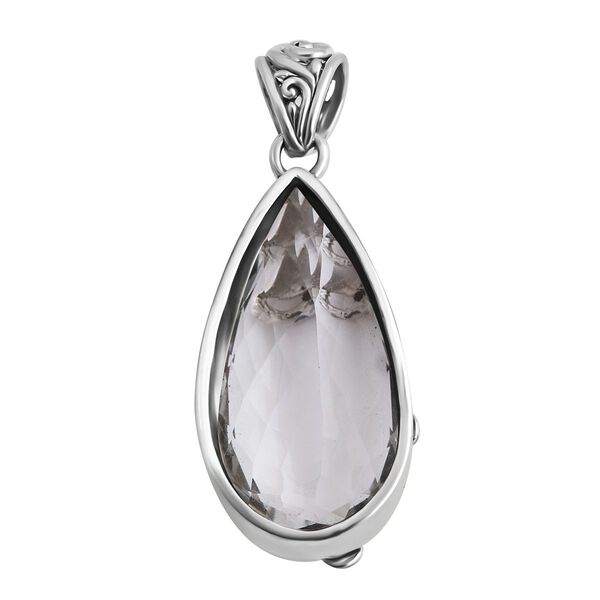 Royal Bali - Prasiolith Anhänger, 925 Silber, ca. 26.74 ct image number 4