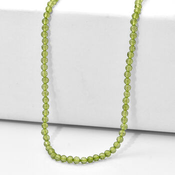 EVER TRUE Peridot Halskette ca. 45 cm 316L Edelstahl ca. 38.00 ct