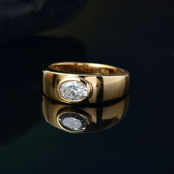 Moissanit Ring - 0,80 ct. image number 2