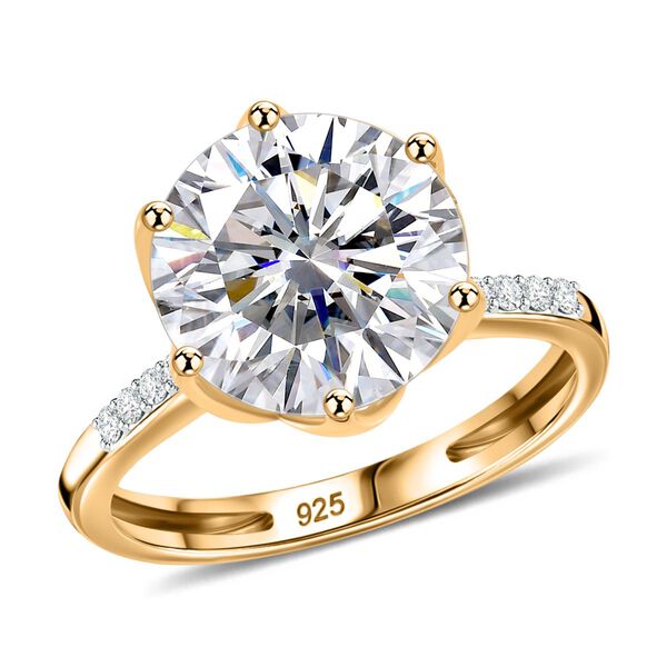 Moissanit Ring, ca. 4,78 ct. image number 3