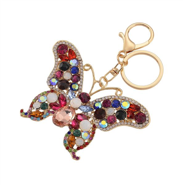 Schwarze Kristall Schmuckset Legierung emailliert, Legierung Std Gelb image number 7