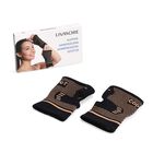 Kupferfaser Handgelenk Bandagen Paar stützend atmungsaktiv Schwarz Kupfer