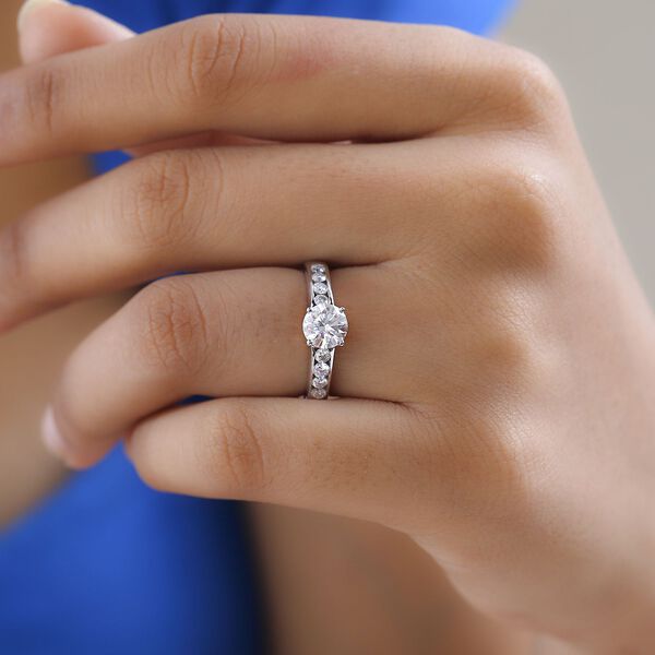 Moissanit Ring - 1,29 ct. image number 9