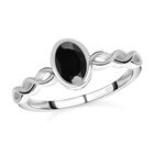 Schwarzer Spinell Ring 925 Silber (Größe 20.00) ca. 0,98 ct image number 3