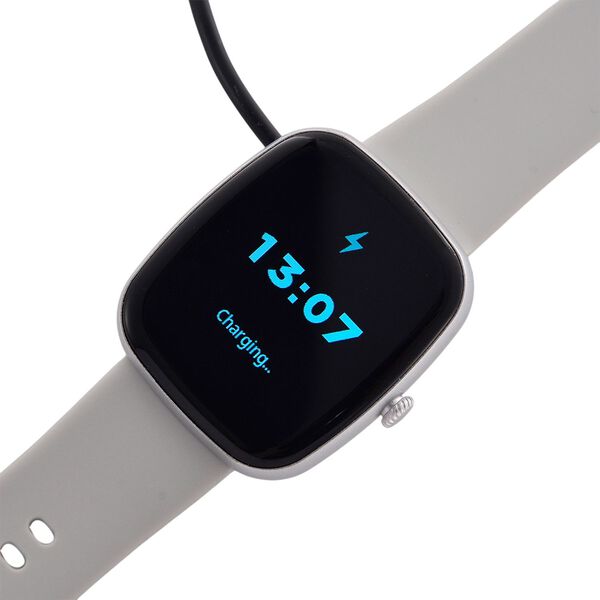 V510 4er set Smartwatch, 1x Smartwatch, 3x Wechselarmb&auml;nder, Wasserdichtes Geh&auml;use, Silikonband, Blau image number 6