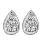 RHAPSODY - Diamant-Ohrstecker, IGI zertifiziert VS E-F, 950 Platin ca. 0.15 ct
