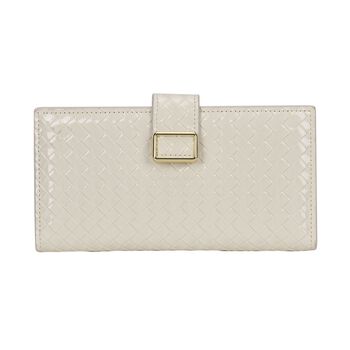 PU-Leder Brieftasche mit RFID-Schutz, beige