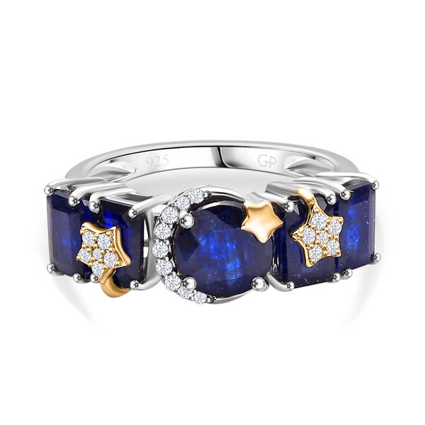GP Celestial Dream Kollektion- AA Masoala Saphir, Zirkon und blauer Saphir-Ring - 5,76 ct.